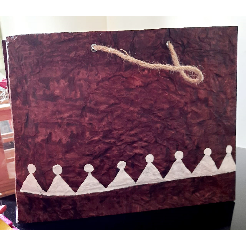 BROWN TEMPLE PAPER BAG 