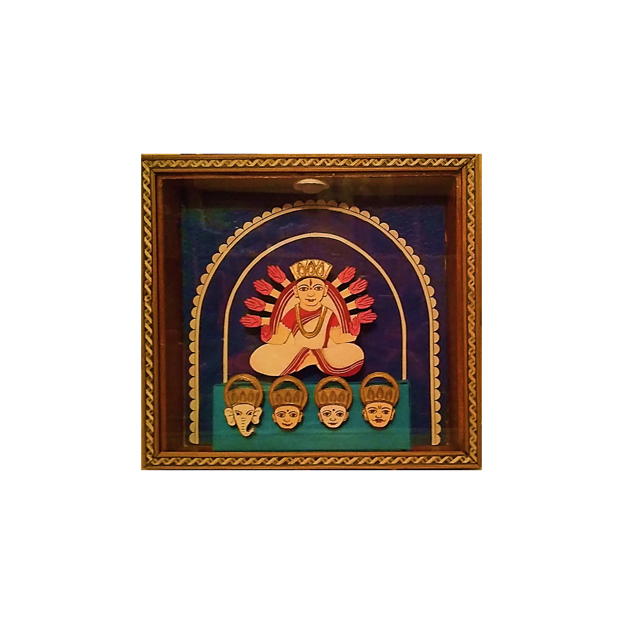 Twaksati Handmade Durga Wall lamp & Home Decor
